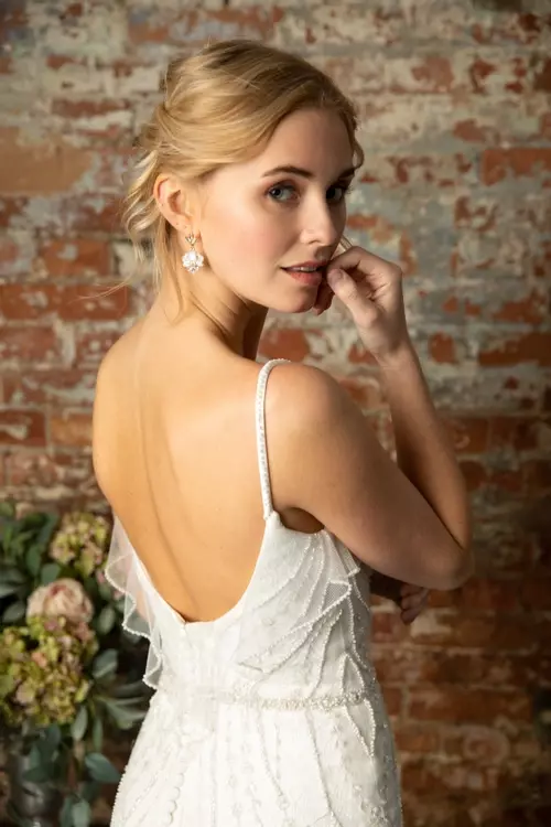 Grace W383 Romantic Beaded All Over Lace Wedding Dress True Bride
